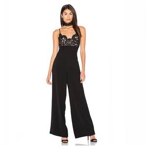 REVOLVE MAJORELLE Midnight Muse Jumpsuit in Black Size S